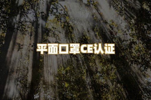平面口罩CE认证